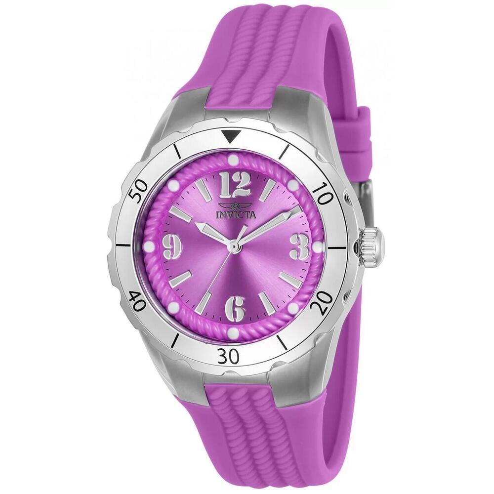 NWT Invicta 24123 Angel | 3-Hand | Purple | Women's Watch